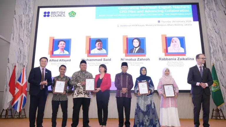 Kemenag RI dan British Council Tingkatkan Kompetensi Guru Bahasa Inggris Madrasah