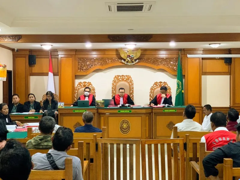 Sidang Pembunuhan Buruh Proyek di Gianyar Dimulai