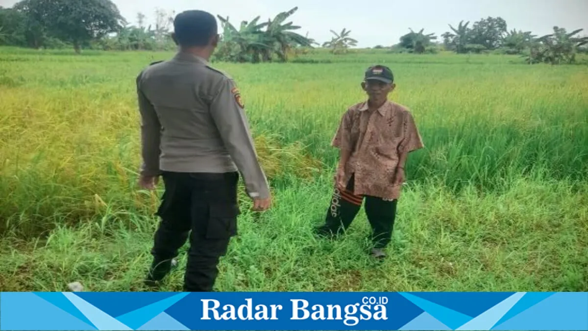 Polsek Tikung Pantau Program Pekarangan Pangan Bergizi di Lamongan