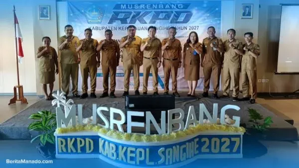 Bupati Sangihe Buka Musrenbang 2027, Fokus pada Ekonomi dan Infrastruktur