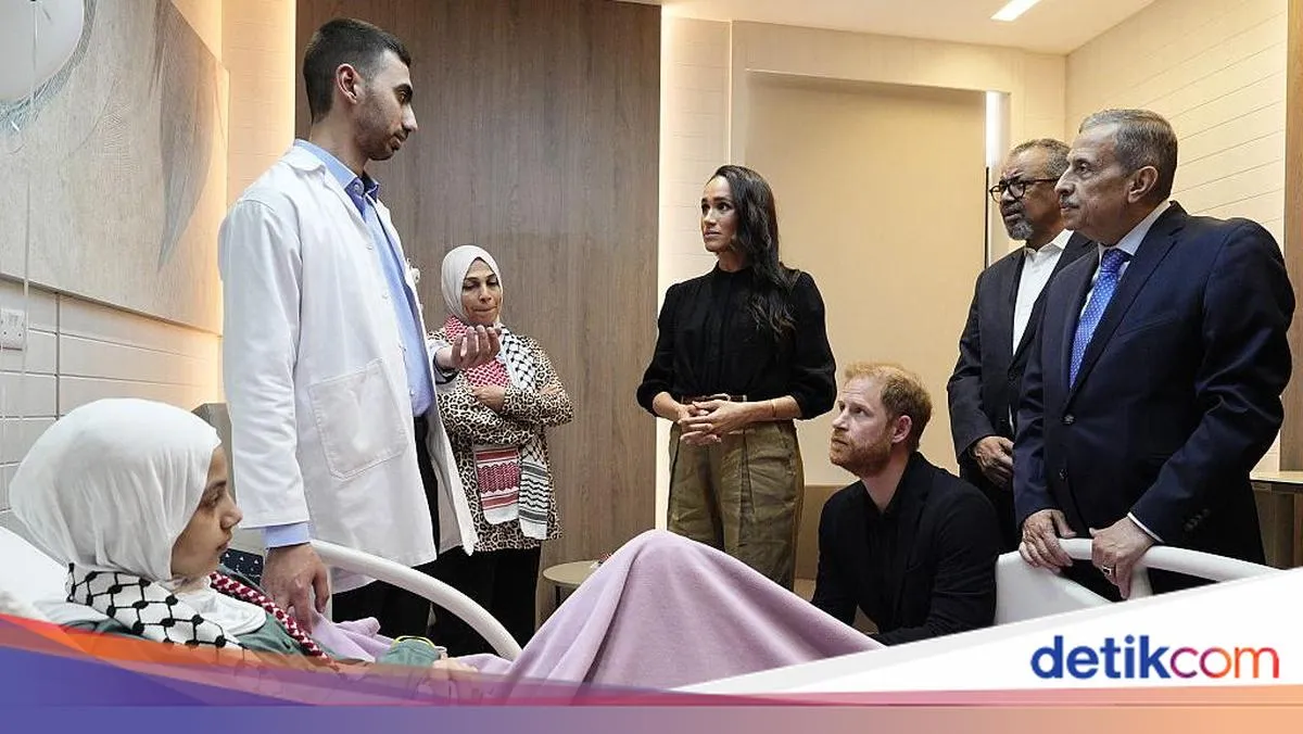 Meghan Markle dan Pangeran Harry Kunjungi Korban Luka Bakar Gaza di Yordania