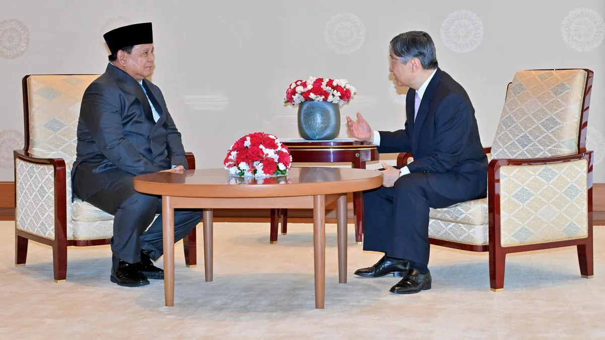 Prabowo dan Kaisar Naruhito Bahas Kerja Sama Strategis di Istana Kekaisaran