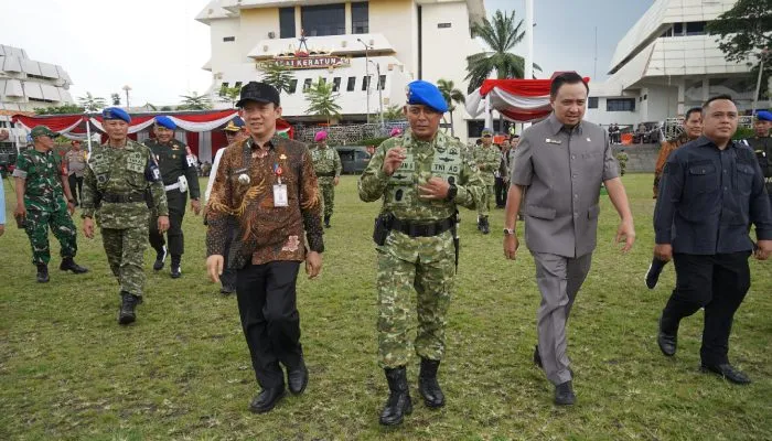 Pemprov Lampung Dukung Operasi Penegakan Hukum dan Ketertiban TNI