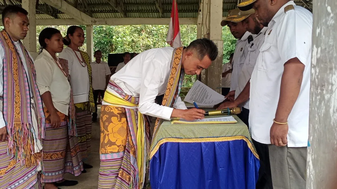 Empat Kepala Dusun Baru Diharapkan Perkuat Pelayanan di Desa Banain