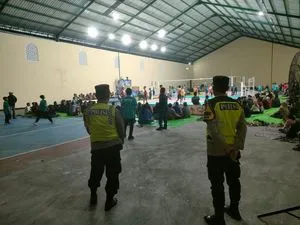 Polsek Kebonsari Amankan Pembukaan Turnamen Bola Voli Sidorejo Ramadhan Cup 2026