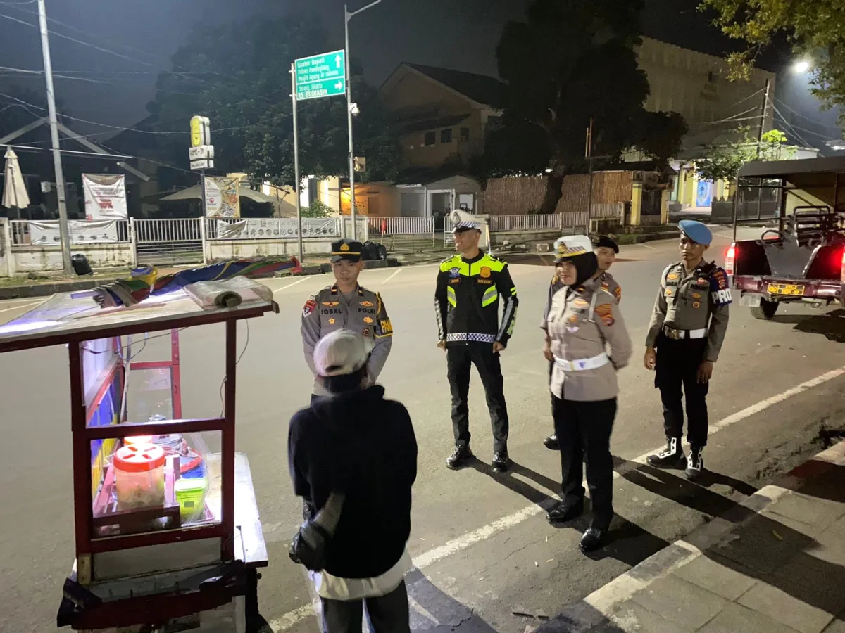 Polres Pandeglang Gelar Patroli Malam Cegah Balap Liar