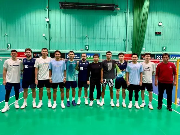 Fajar/Fikri Berlatih Bareng Ganda Inggris Jelang All England 2026