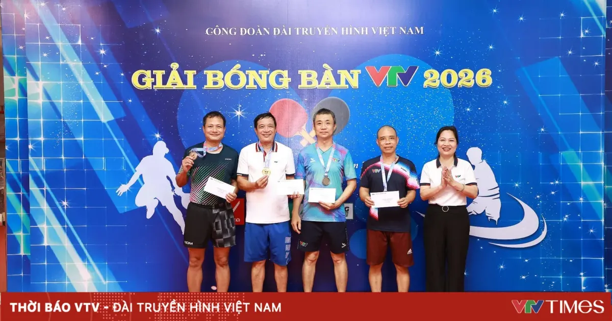 Upacara Penutupan dan Penyerahan Penghargaan untuk Turnamen Tenis Meja VTV 2026