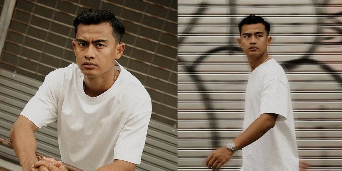Pesona Pratama Arhan Tampil Keren dengan Kaos Putih Polos