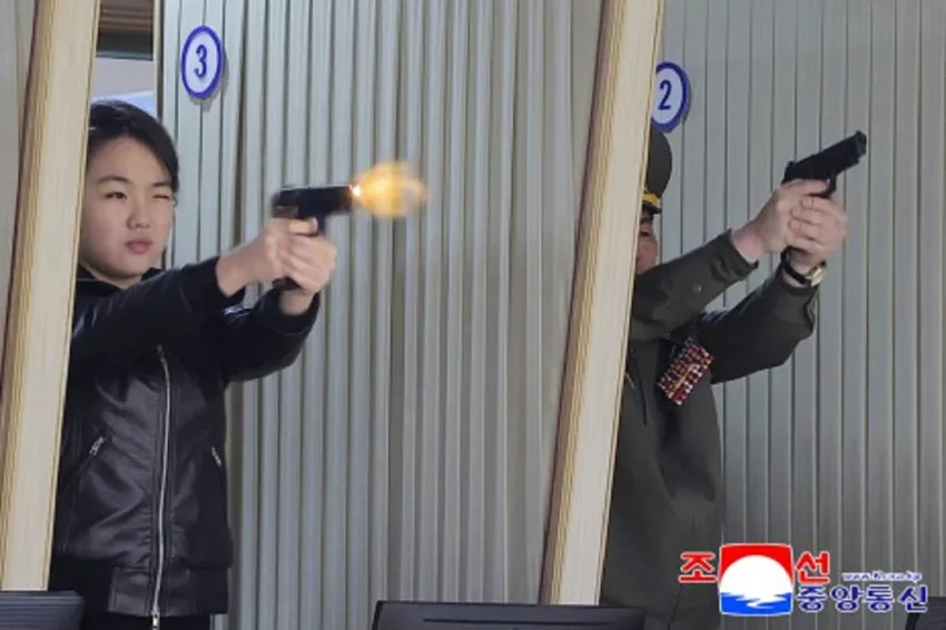 Kim Ju-ae, Putri Kim Jong-un, Tampil Menembak Pistol di Hadapan Publik