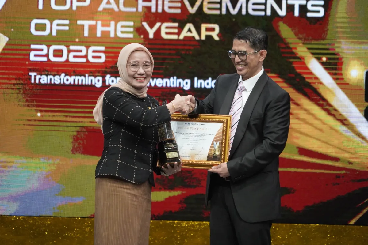 PLN Enjiniring Raih Dua Penghargaan ITAY 2026 untuk Infrastruktur Energi Nasional