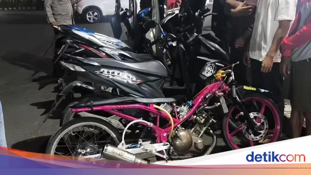 Pembubaran Balap Liar di Jalur Wisata Darajat Garut