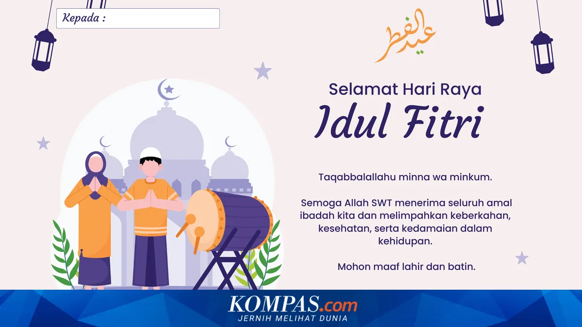 Kumpulan Ucapan Lebaran 2026 untuk Kartu dan Hampers