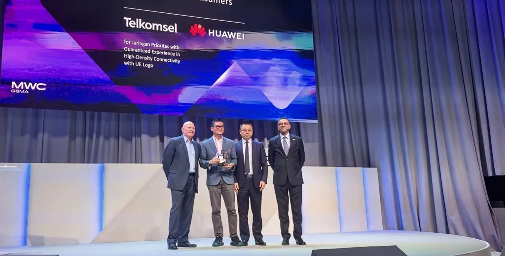 Telkomsel dan Huawei Menangkan GLOMO Awards 2026 untuk Jaringan Prioritas