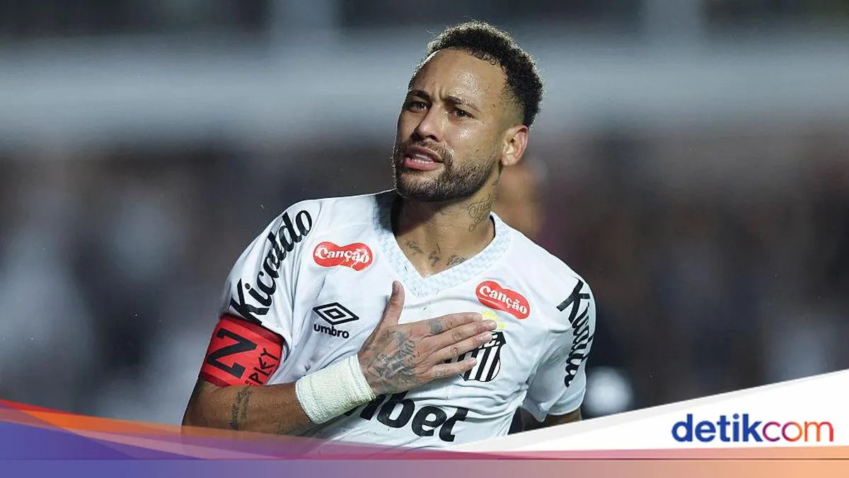 Neymar Buktikan Kualitas dengan Dua Gol di Kemenangan Santos