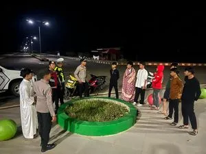 Polres Konawe Utara Tingkatkan Patroli Subuh untuk Cegah Balap Liar dan Tawuran Remaja