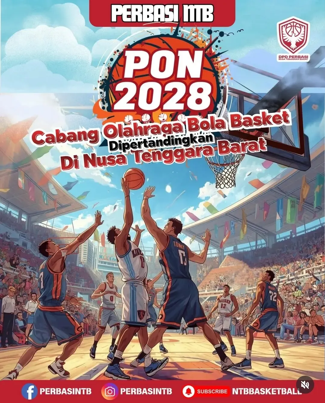 GOR 17 Desember Siap Renovasi untuk Cabor Basket PON 2028 di NTB