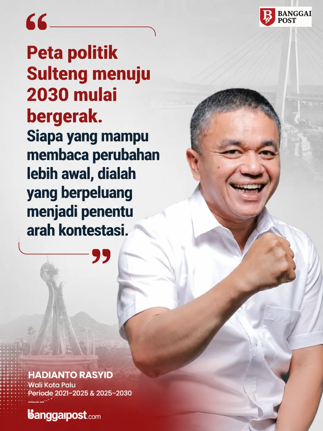 Pengunduran Diri Hadianto Rasyid dari Hanura Dinilai Ubah Peta Politik Sulawesi Tengah