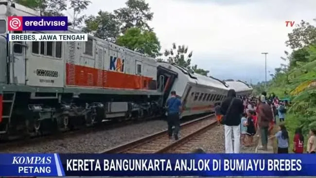 KA Bangunkarta Anjlok, 13 Perjalanan Dialihkan Melalui Jalur Utara