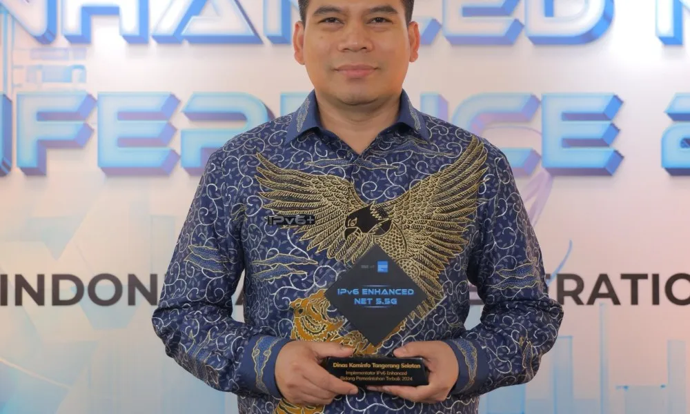 Pemkot Tangsel Raih Penghargaan Terbaik Implementasi IPv6 untuk Akselerasi Digital
