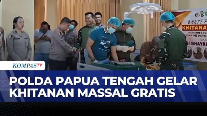 Polda Papua Tengah Gelar Khitanan Massal Gratis dalam Rangka HUT Bhayangkara Ke-80