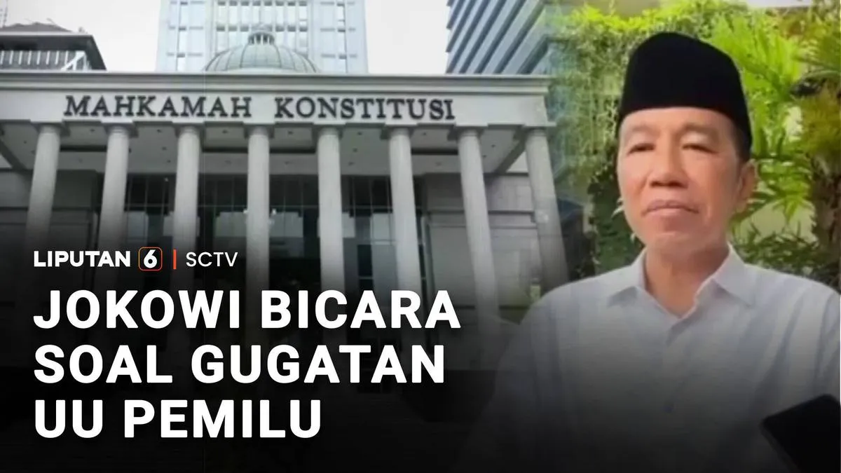 Jokowi Tanggapi Gugatan Mengenai UU Pemilu di MK