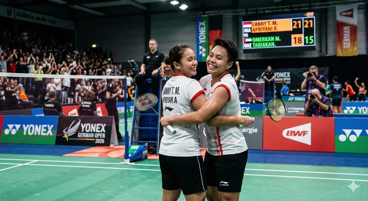 Jadwal Pertandingan Jerman Open 2026: Dukungan untuk Apriyani/Lanny dan Fadia/Amalia