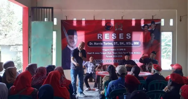 Harris Turino Gelar Reses untuk Tampung Aspirasi Warga di Brebes
