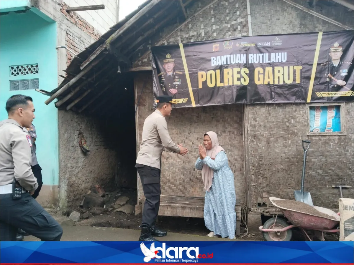 Polres Garut Laksanakan Rutilahu untuk Warga Kurang Mampu di Banyuresmi