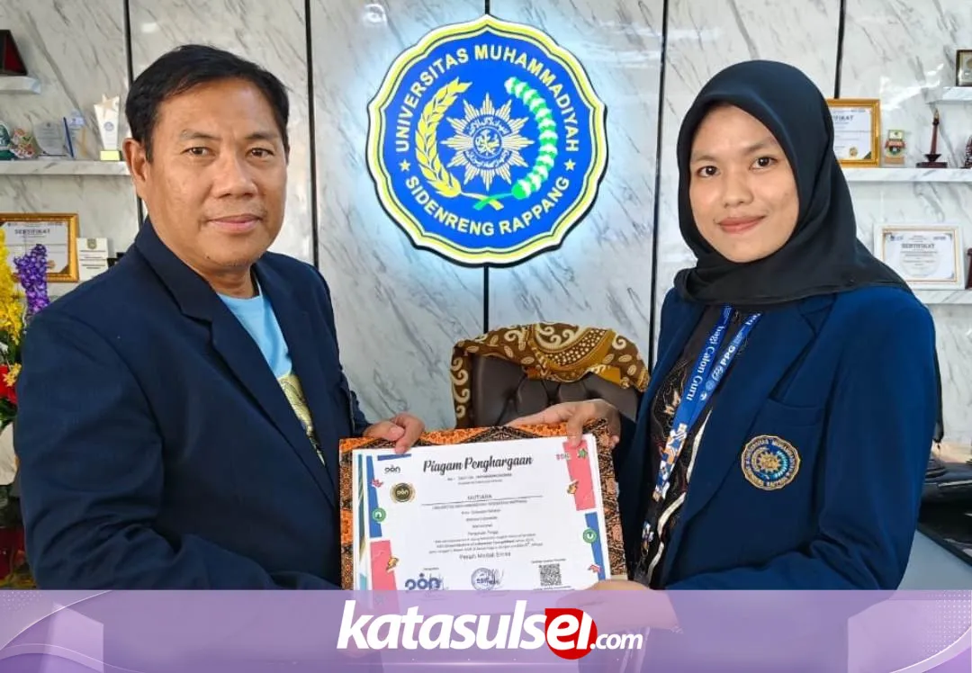 Mahasiswa PPG UMS Rappang Raih Emas Nasional Berkat Ketekunan dan Dukungan Keluarga