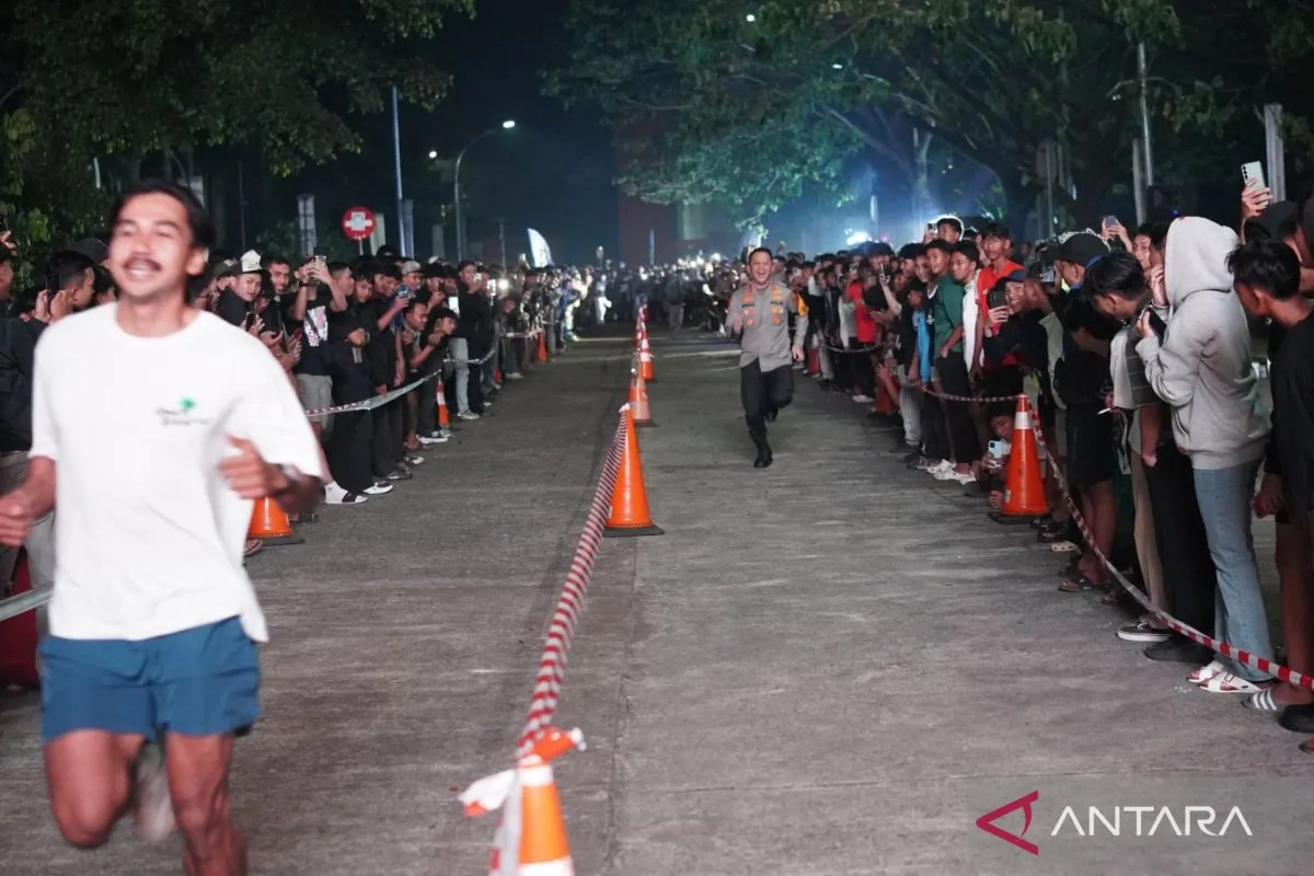 Kapolres Bogor Ikuti Lomba Lari Bersama Atlet SEA Games di Pakansari