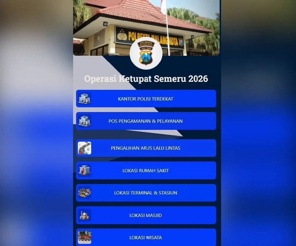 Polresta Malang Luncurkan Microsite untuk Mempermudah Pemudik Lebaran