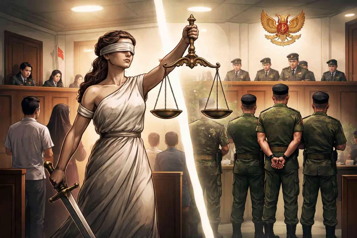 Keadilan dalam Kasus Sipil: Tantangan Penanganan oleh Peradilan Militer