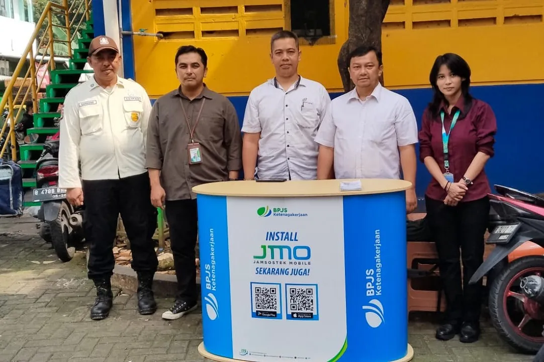 BPJS Ketenagakerjaan Ajak Pedagang Pasar Daftar Jaminan Sosial