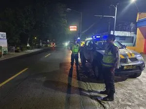 Polsek Sanankulon Intensifkan Patroli Malam Cegah Balap Liar dan Konvoi