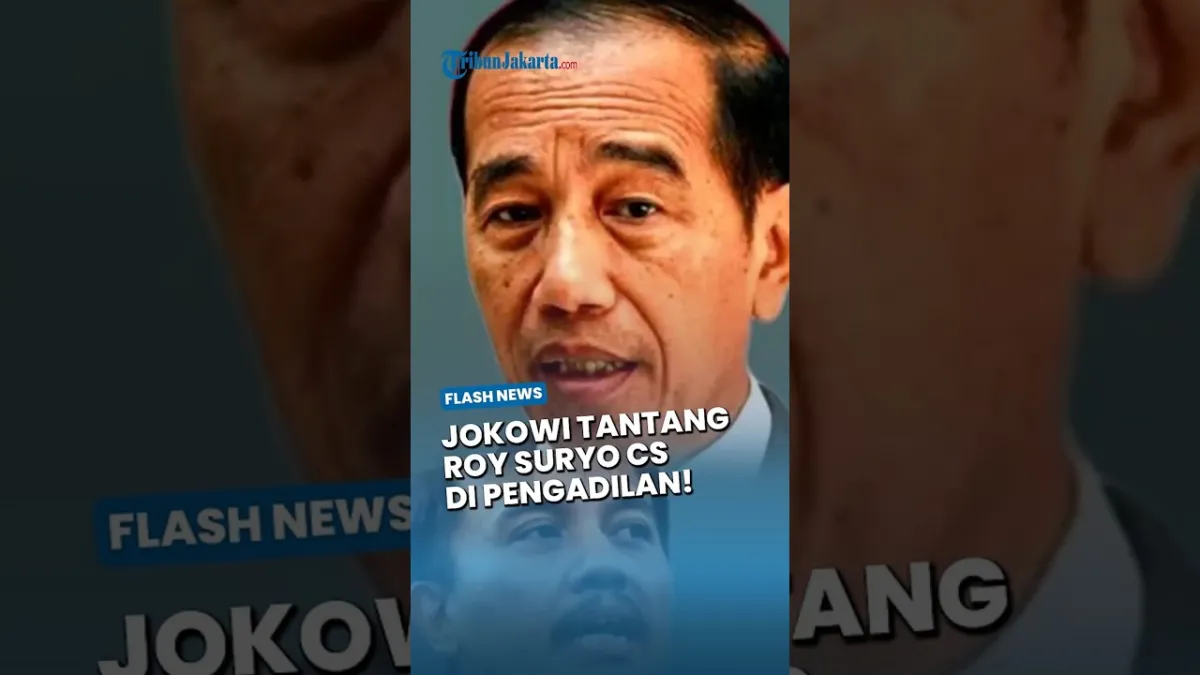 Jokowi Tantang Roy Suryo Buktikan Keaslian Ijazah di Pengadilan