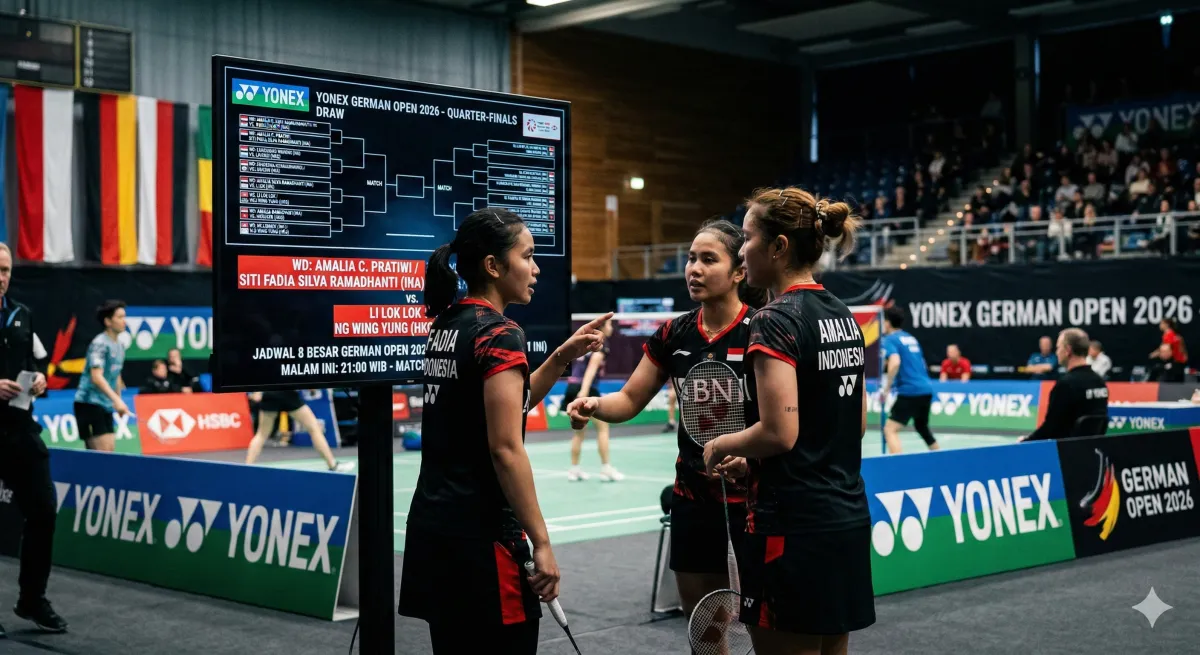 Jadwal 8 Besar German Open 2026: Pertarungan Sengit Wakil Indonesia dan Unggulan
