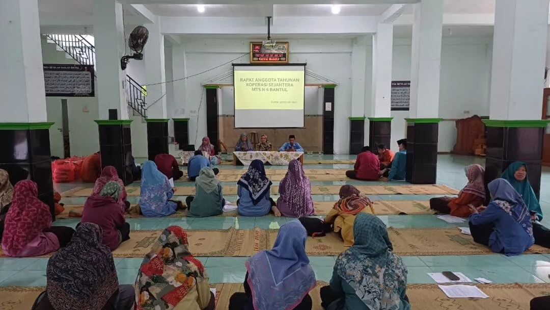 RAT Koperasi Sejahtera MTsN 6 Bantul Tingkatkan Kesejahteraan Anggota