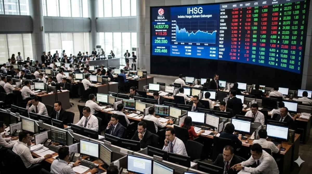 IHSG Melemah di Awal Perdagangan, TASPEN Tegaskan Belum Ada Kenaikan Pensiun 2026
