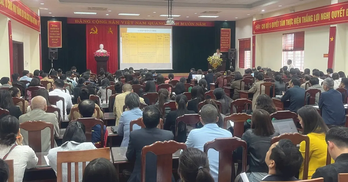 Konferensi Pajak Baru untuk Sektor Pertanian dan Kehutanan di Lao Cai