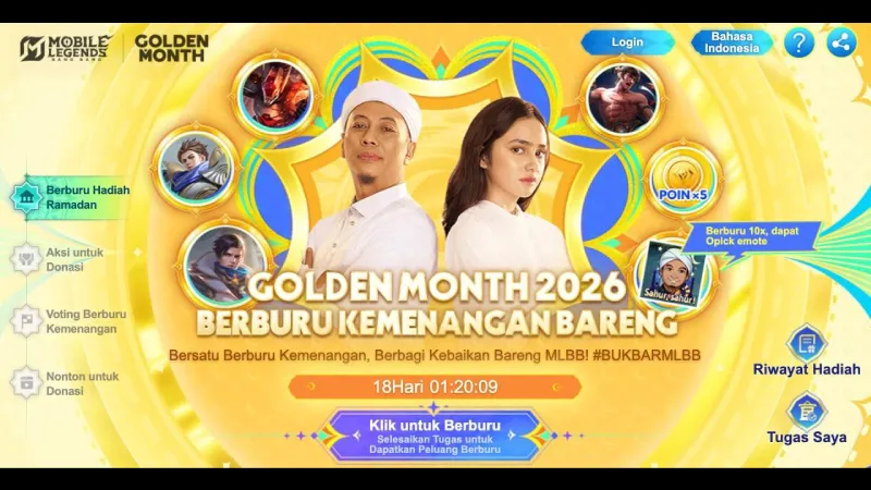 MLBB Golden Month 2026: Donasi Rp200 Juta untuk Anak Pejuang Kanker