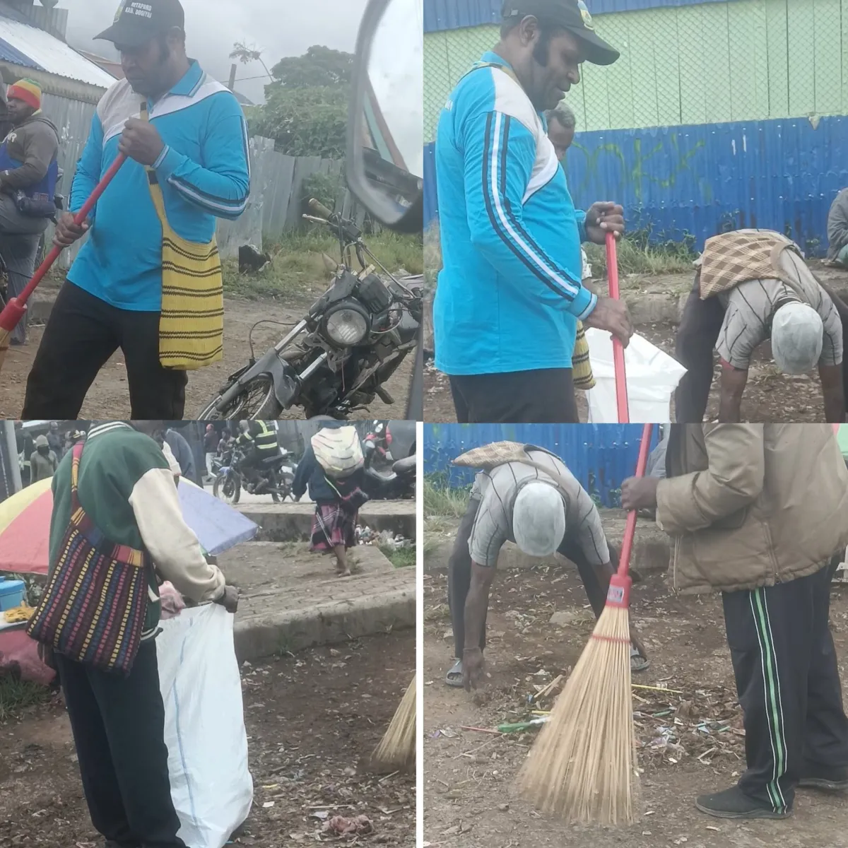 Aksi Pembersihan Terminal Moanemani Tingkatkan Kebersihan Lingkungan di Dogiyai