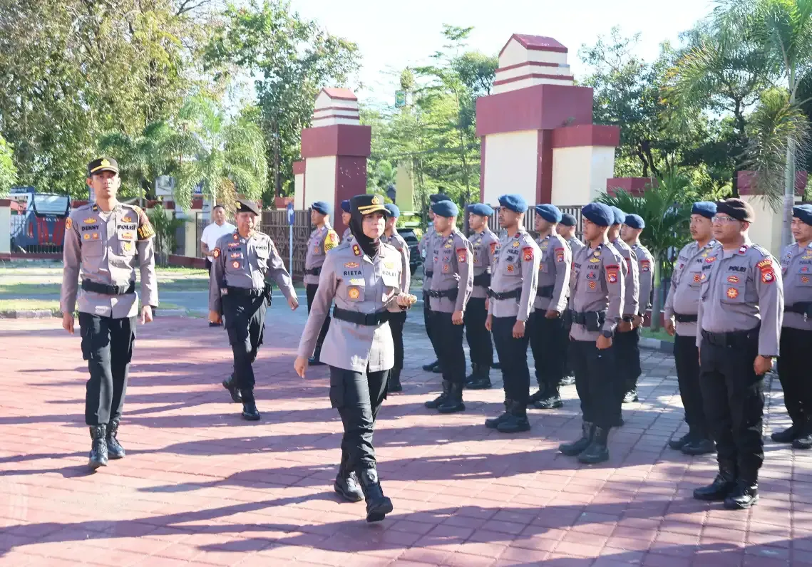 Polres Sumbawa Gelar Apel Kesiapan Antisipasi Konflik Sosial Aman Nusa I Rinjani 2026