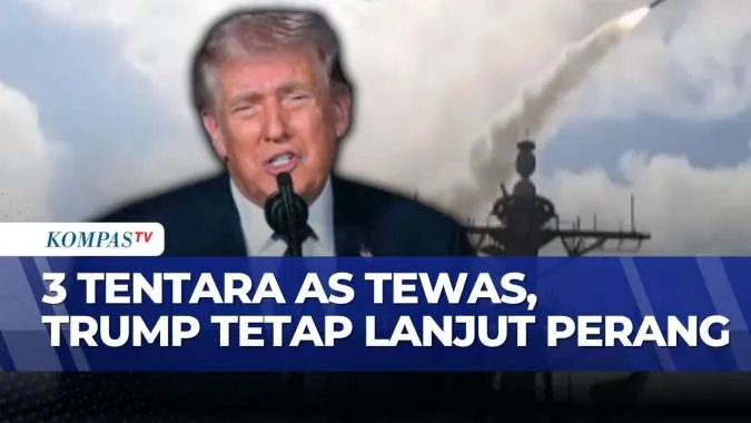 Trump Janjikan Balas Dendam Setelah Tiga Tentara AS Tewas di Iran