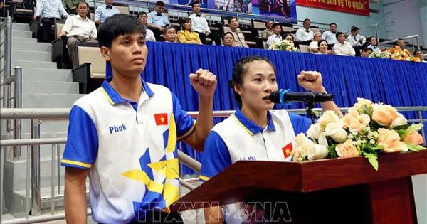 Pembukaan Kejuaraan Klub Muay Thai Nasional 2026 di Gia Lai