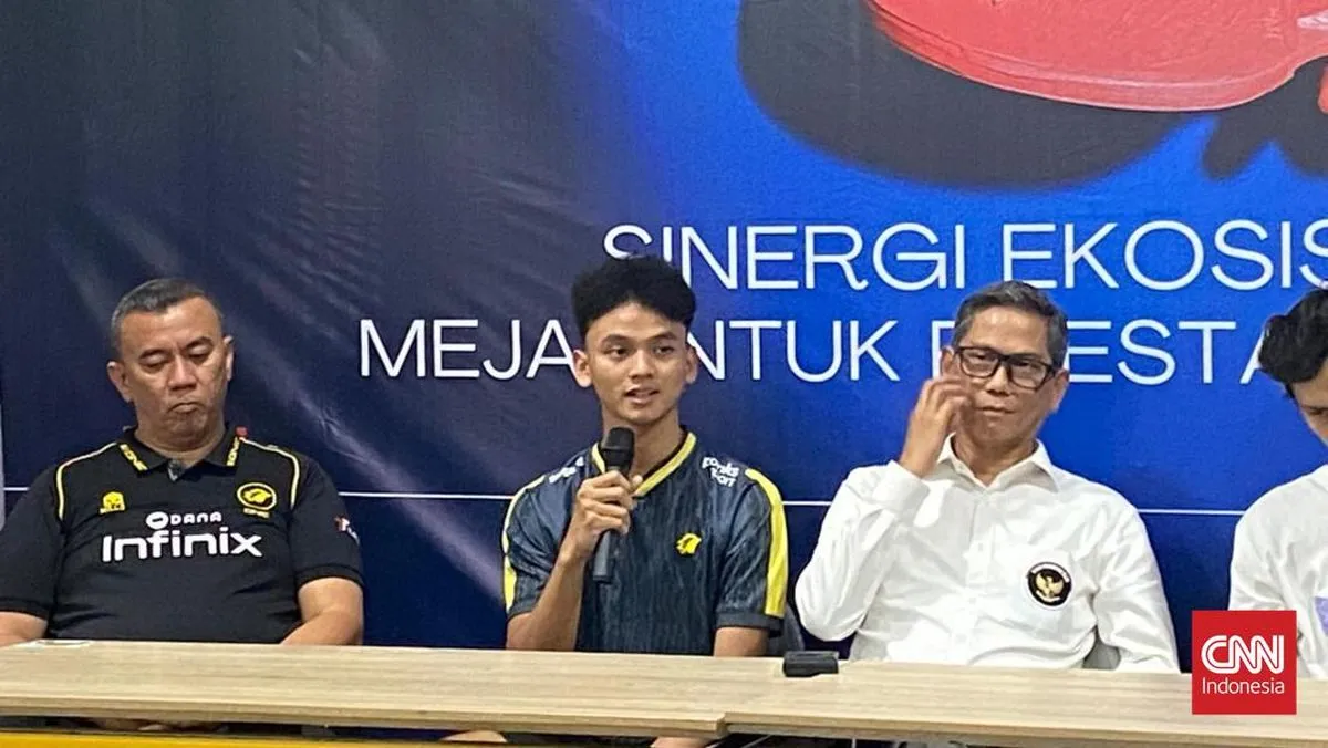 Muhammad Naufal Junindra Masuk Peringkat 86 Dunia Junior Tenis Meja