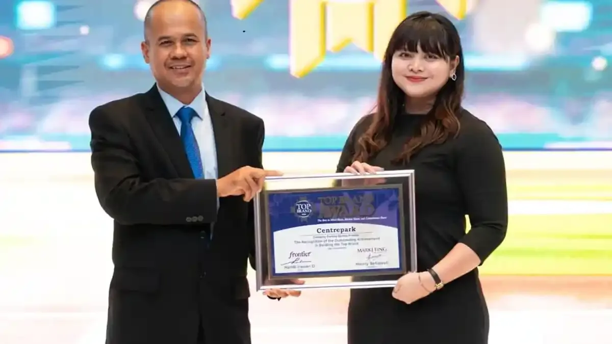 Centrepark Raih Top Brand Award 2026 Berkat Inovasi Teknologi Parkir