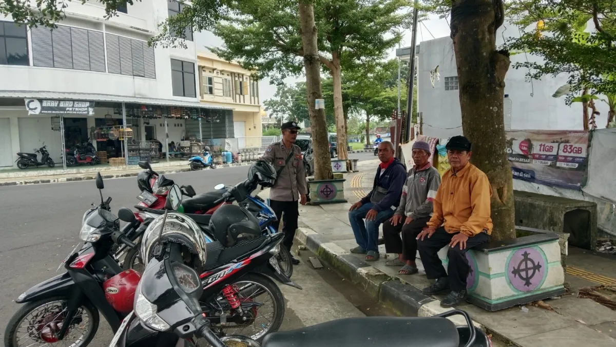 Polsek Ciamis Ajak Komunitas Ojek Jaga Keamanan Wilayah