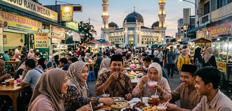 Waktu Buka Puasa Ramadhan di Medan Hari Ini: 18.42 WIB