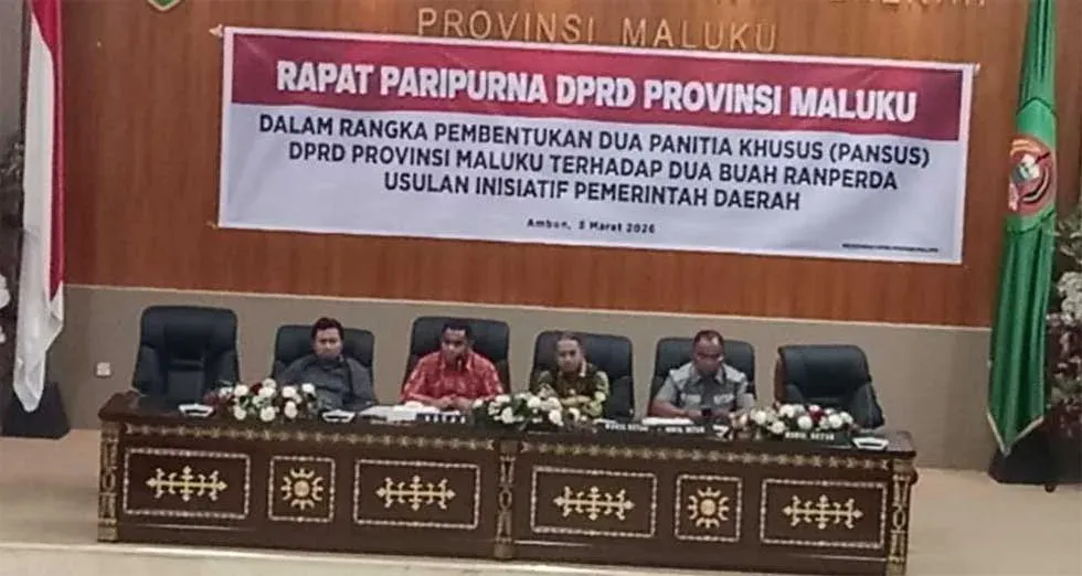 DPRD Maluku Bentuk Pansus untuk Bahas Dua Ranperda Investasi dan OPD